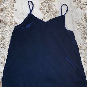 Cute little velvet cami. No flaws/stains.